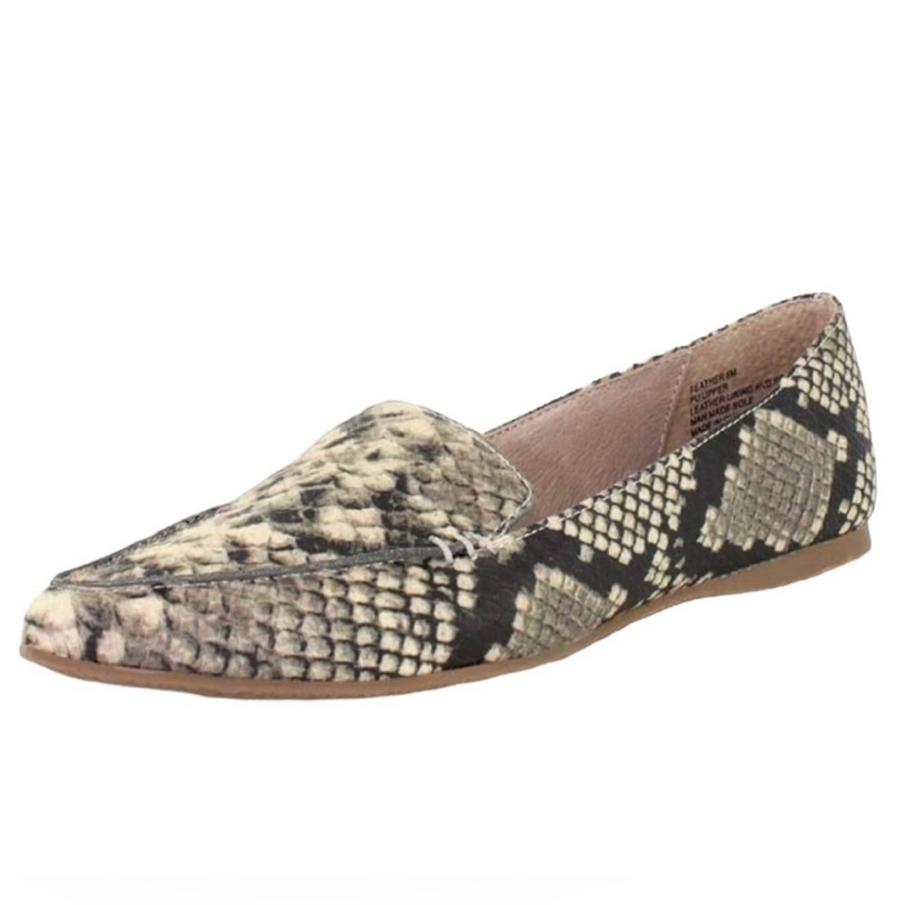 Steve Madden Snakeprint Feather Flat - image 1